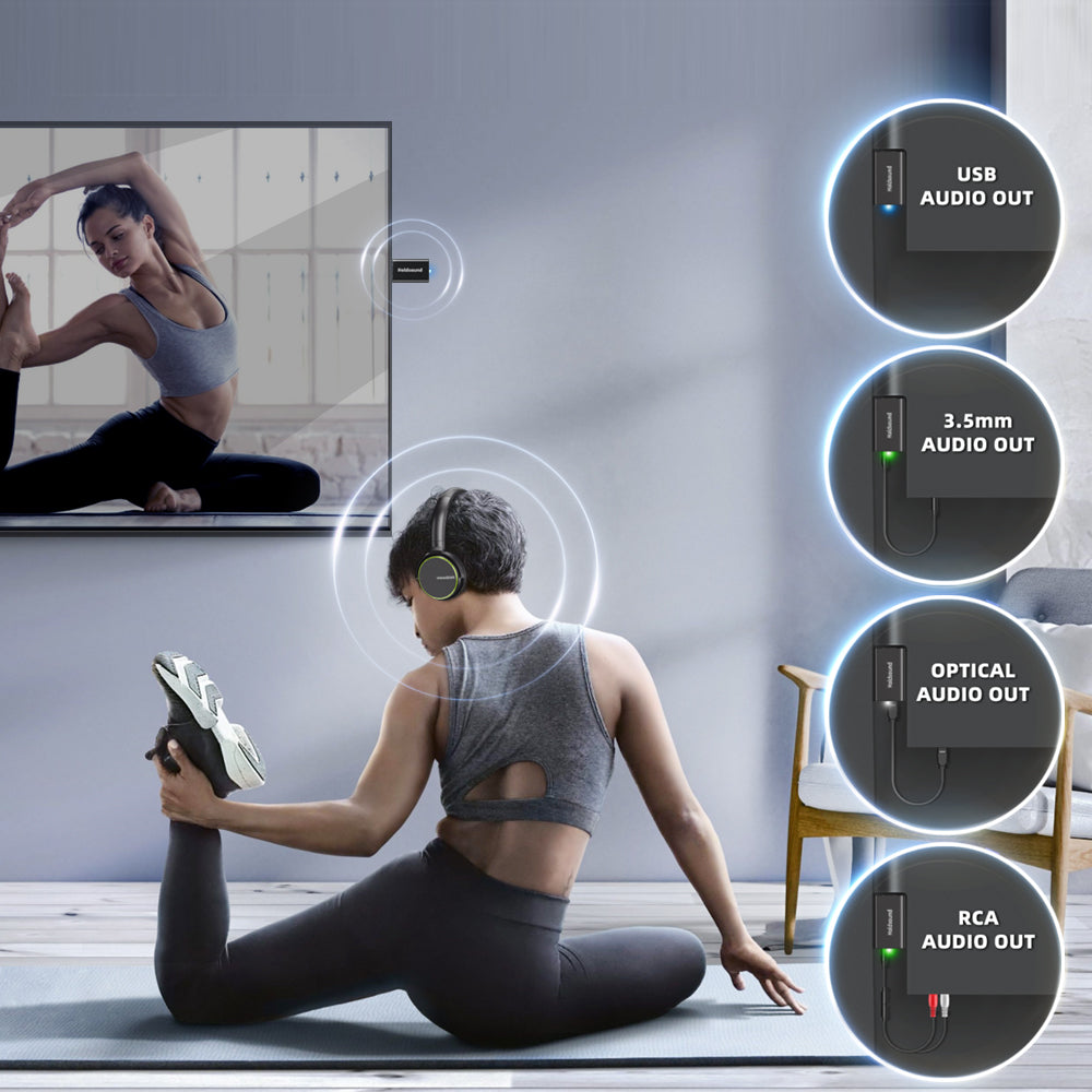 Holdsound BKM600 TV Headphones, Green